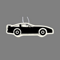 Paper Air Freshener - Corvette Car Silhouette (Side)